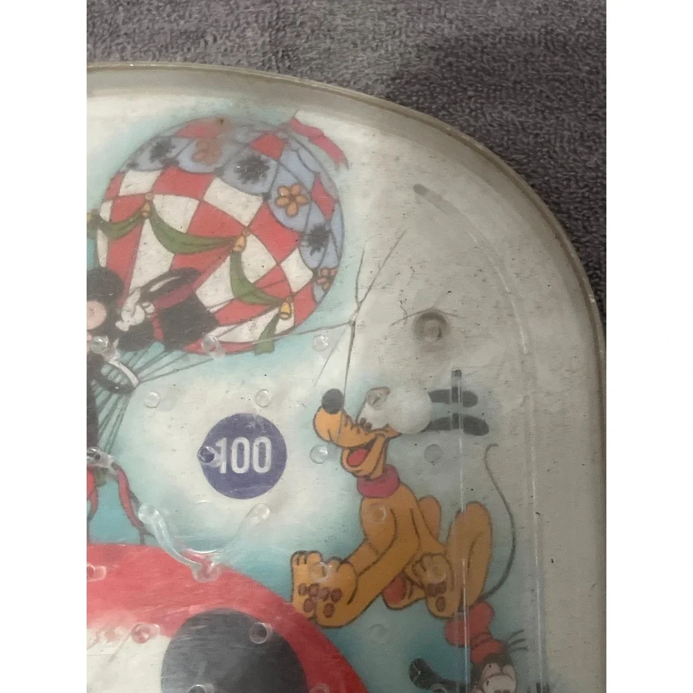 Vintage Wolverine Toy‎ Mickey Mouse Club Pinball Bagatelle Game Disney Tin Toy